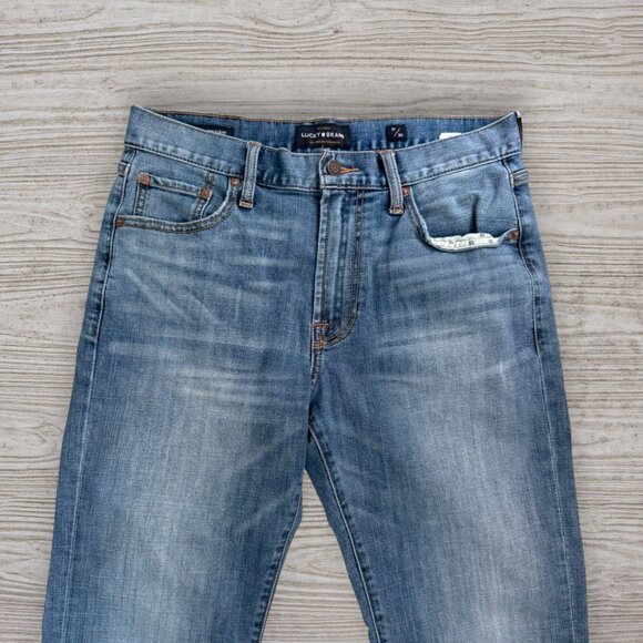 Lucky Brand Mens 181 Anto Relaxed Wash Stretch Denim Straight Jeans 31 x 30 - Picture 3 of 9